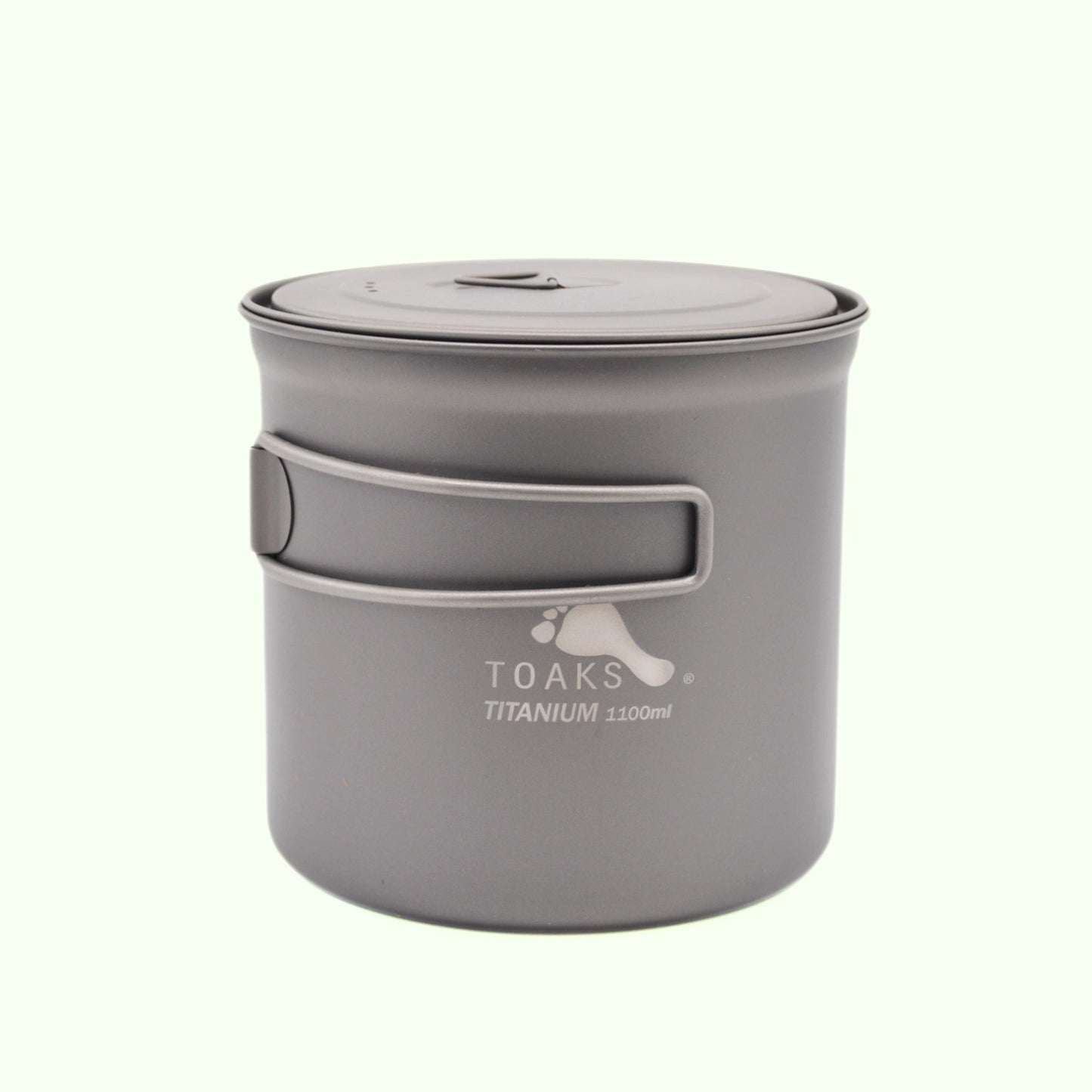 TOAKS アウトドア 軽量化 チタンポット 1100ml(蓋付き)POT-1100
