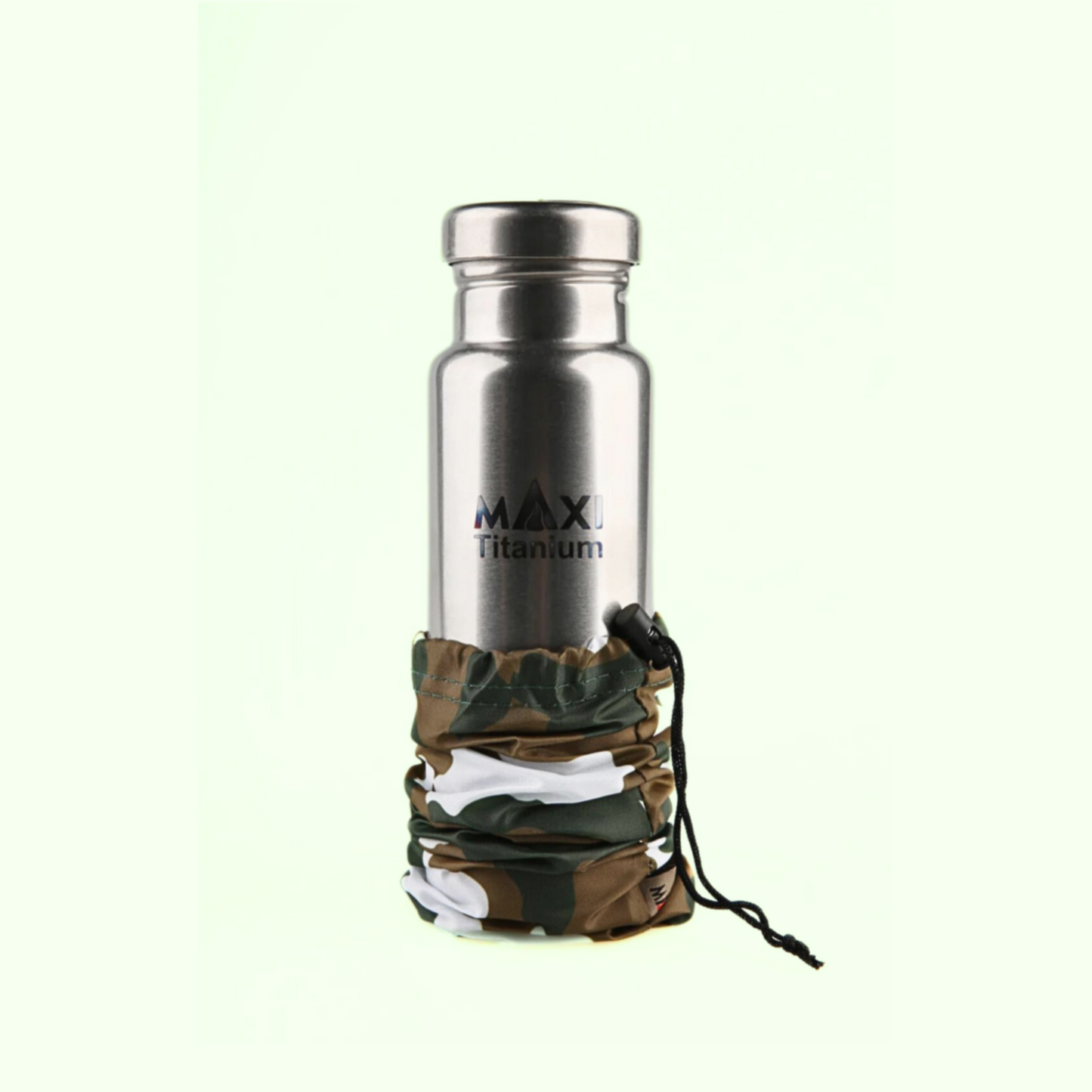 MAXI アウトドア 軽量化 水筒 チタンボトル 800ml WB-800