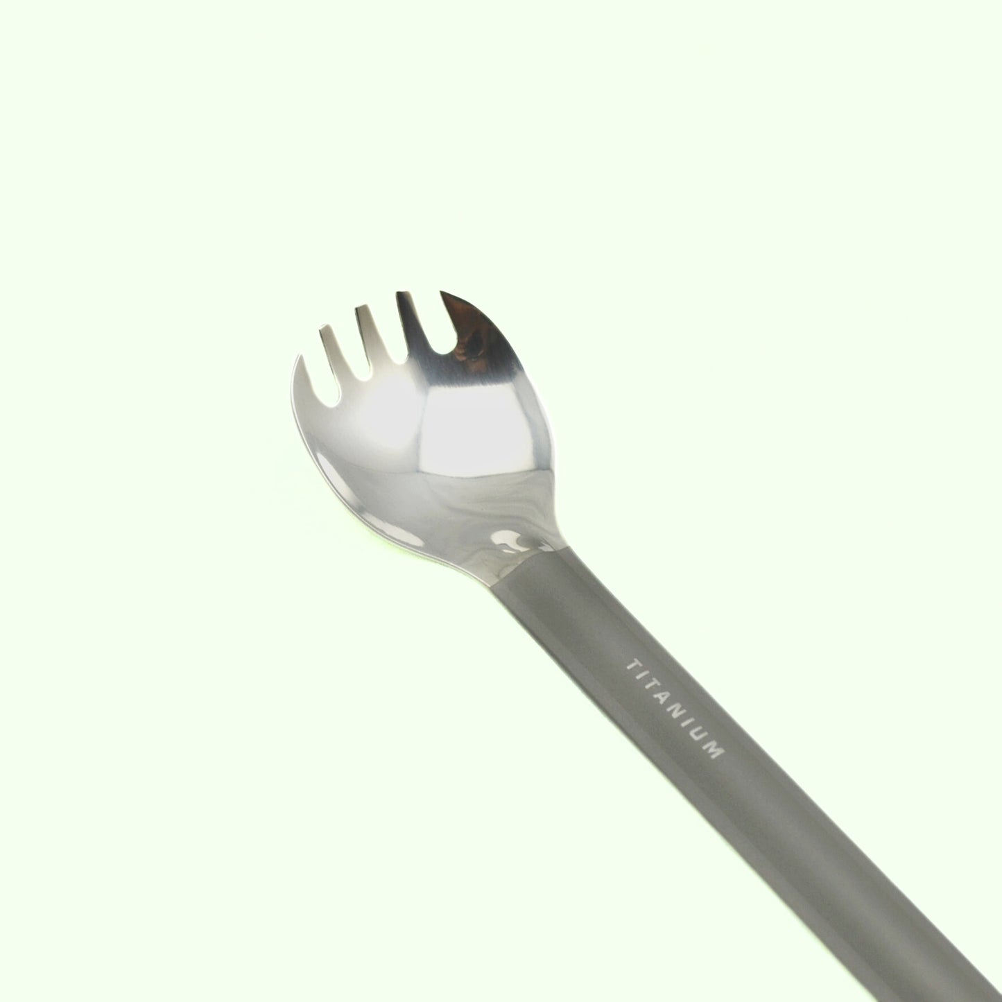 TOAKS アウトドア 軽量化 チタン磨かれたボウルを持つロングハンドルスプーク SLV-14
