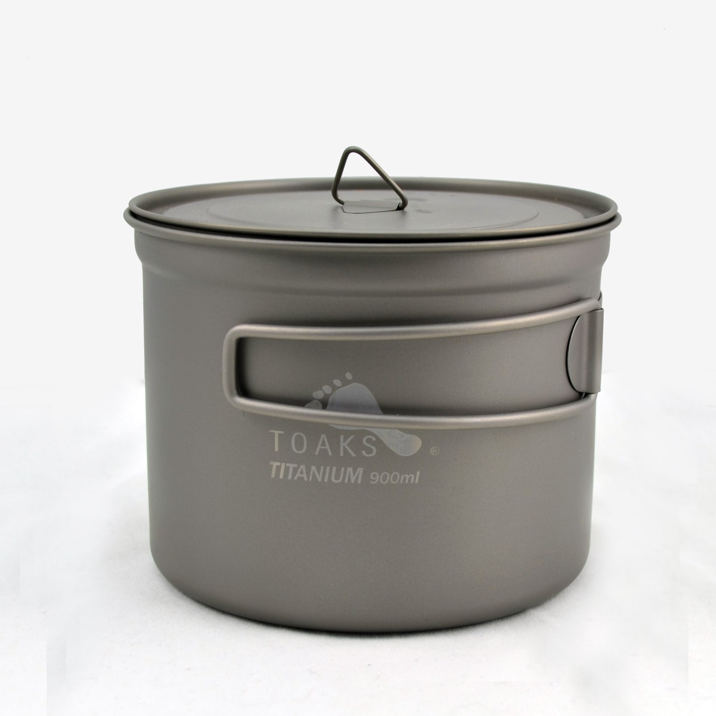 TOAKS アウトドア 軽量化 チタンポット 900ml(蓋付き)POT-900-D115
