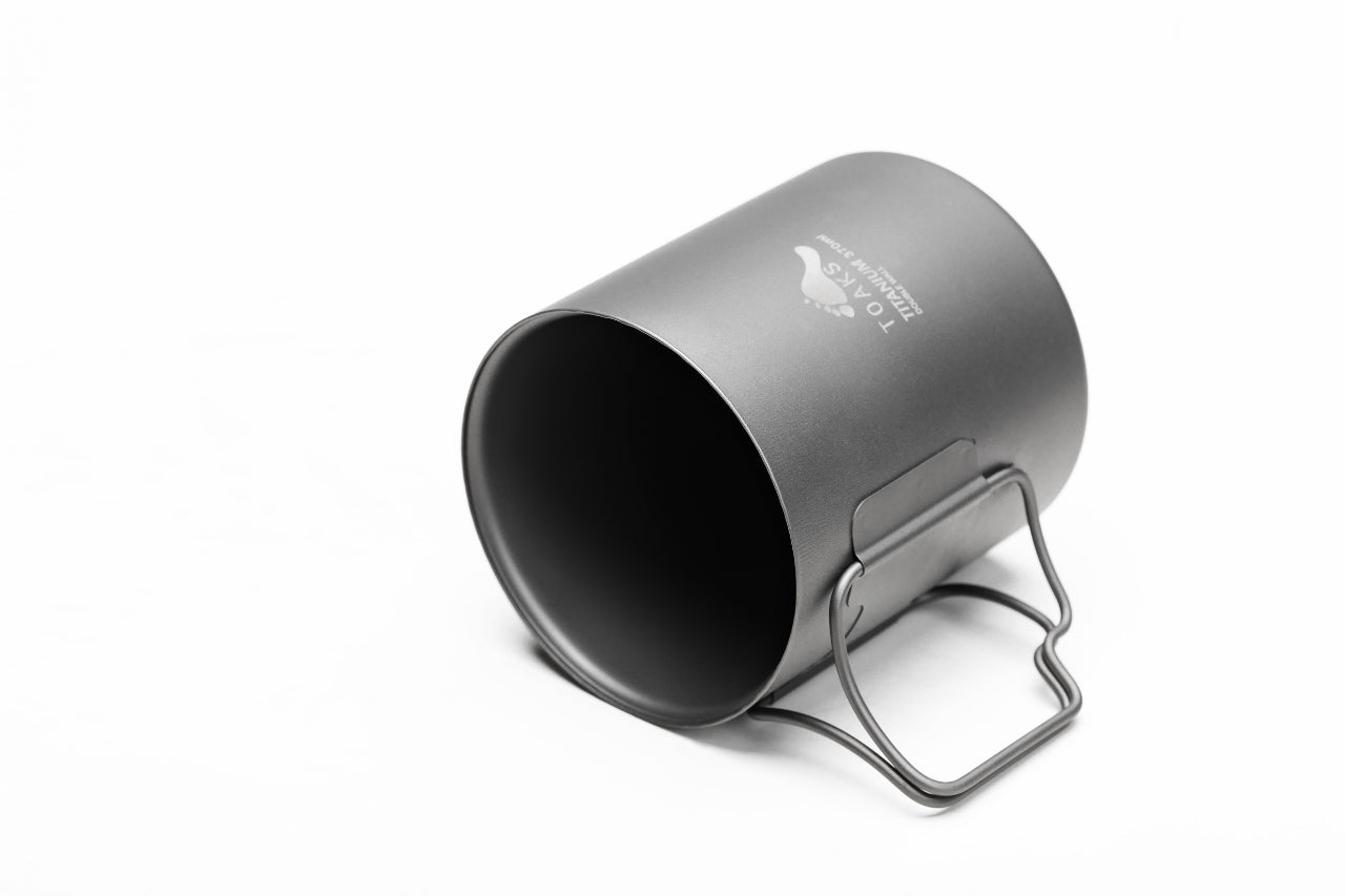 TOAKS アウトドア 軽量化 チタンダブルマグカップ 370ml CUP-370-DW