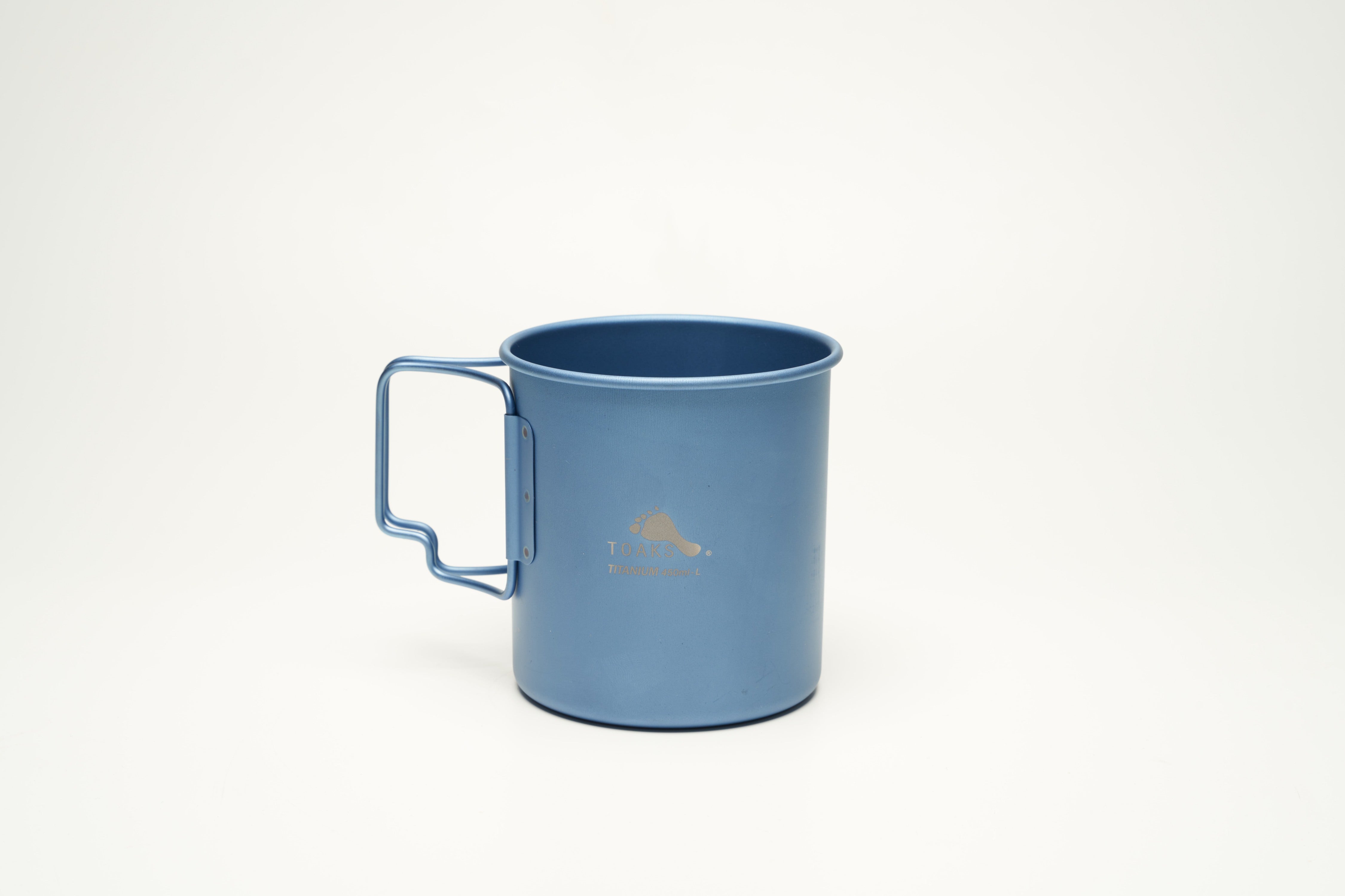 TOAKS ウルトラライトチタンカップ 450ml（ブルー）CUP-450-L-B – KA03