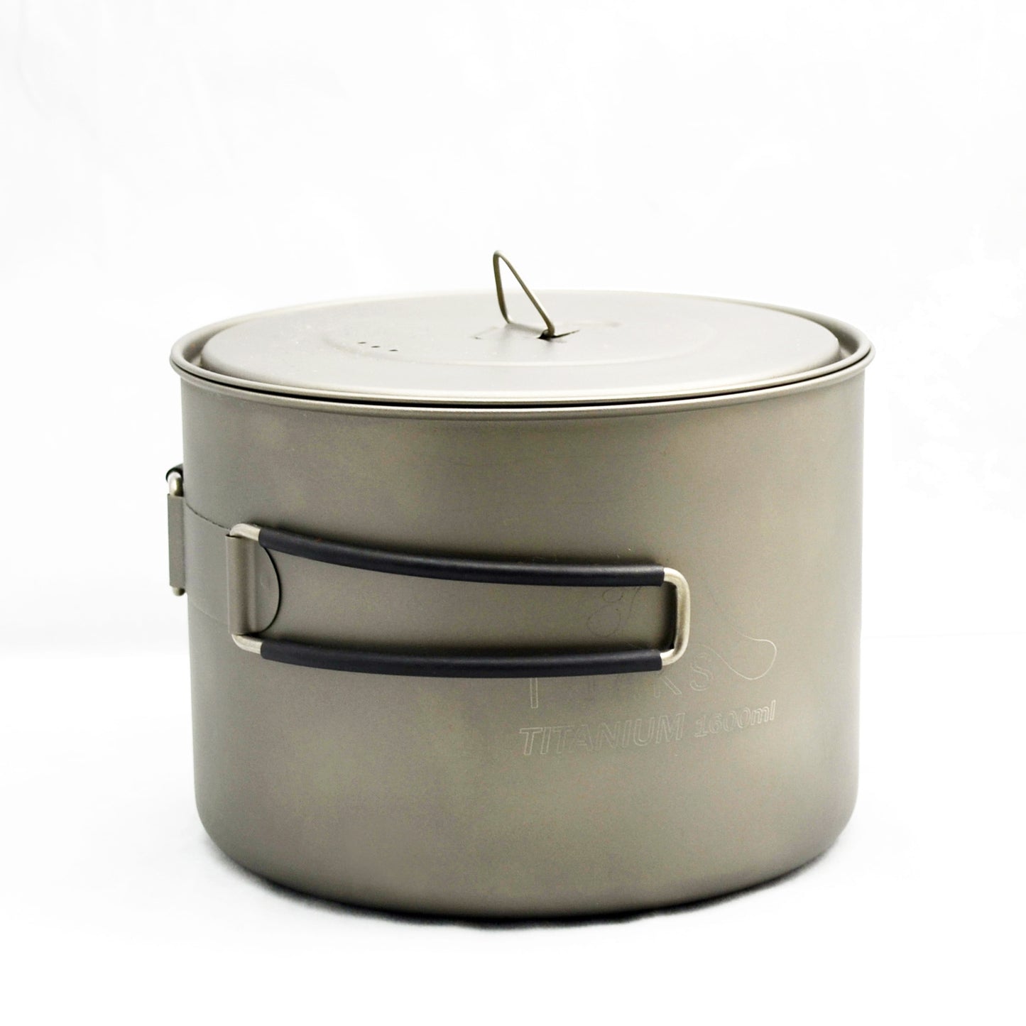 TOAKS アウトドア 軽量化 チタンポット 1600ml(蓋付き) POT-1600