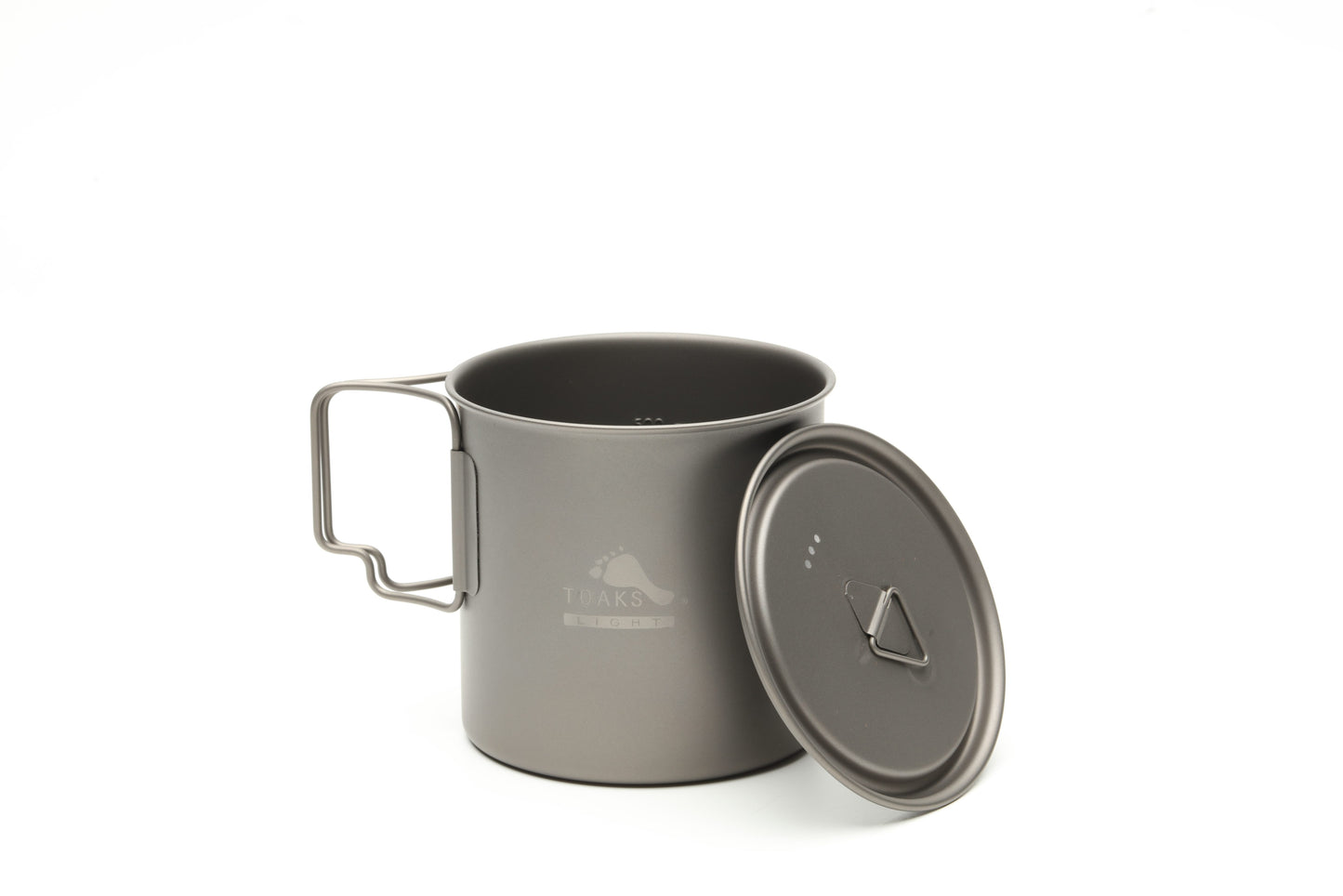 TOAKS アウトドア 軽量化 ウルトラライトチタンポット 650ml(蓋付き) POT-650-L