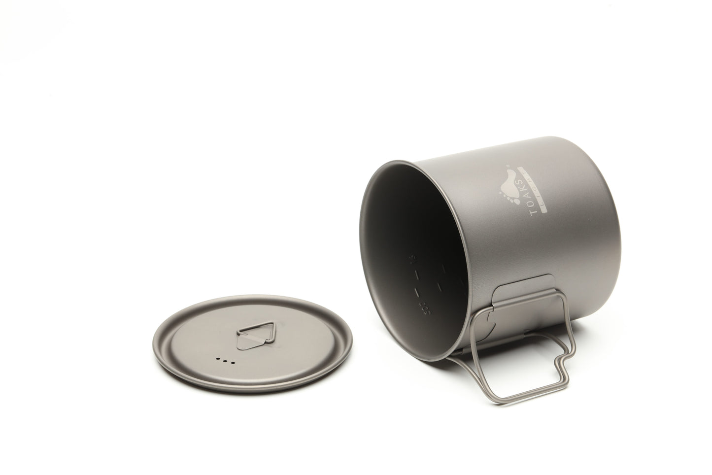 TOAKS アウトドア 軽量化 ウルトラライトチタンポット 650ml(蓋付き) POT-650-L