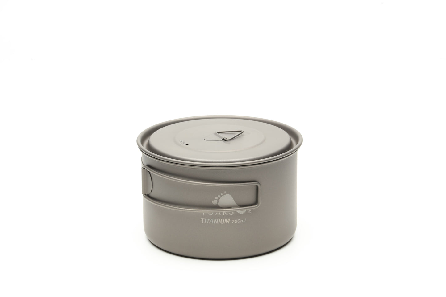 TOAKS アウトドア 軽量化 ウルトラライトチタンポット 700ml(蓋付き) POT-700-D115-L