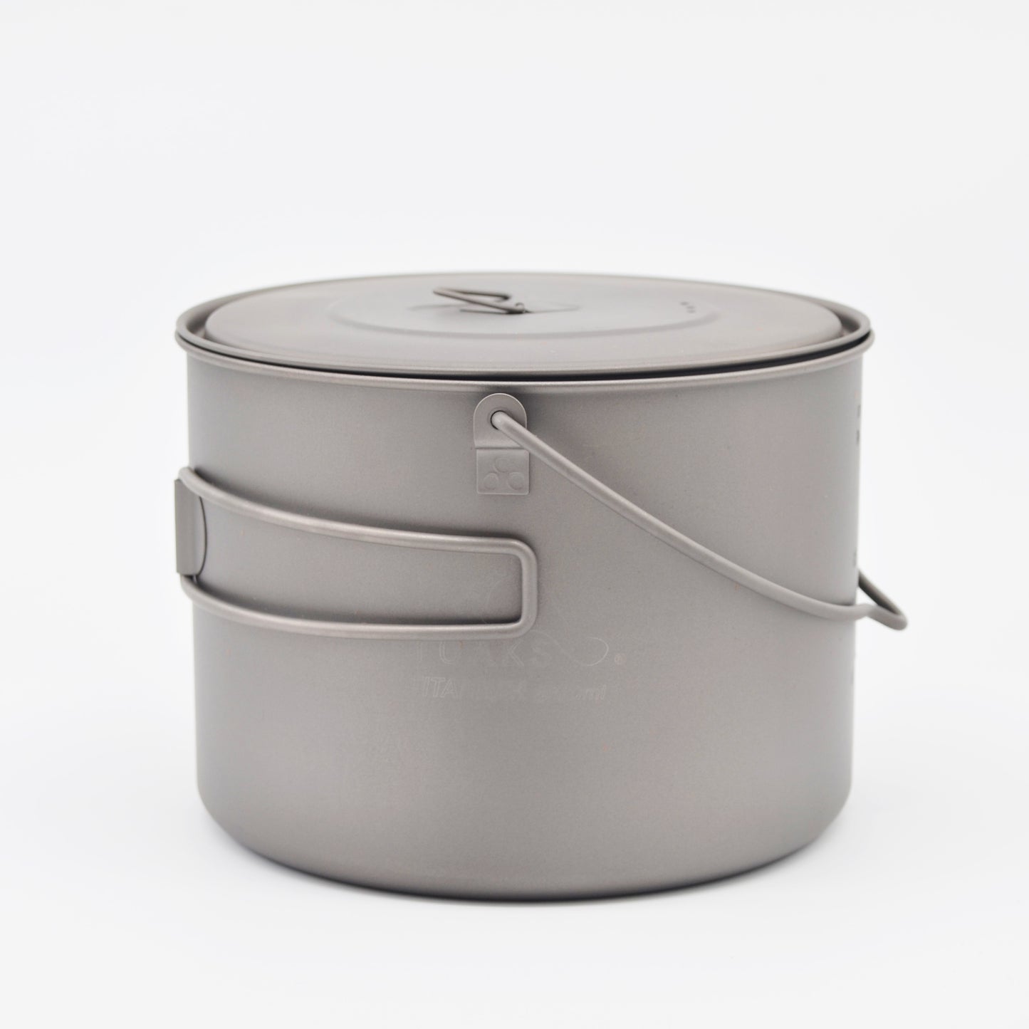TOAKS アウトドア 軽量化 チタンポット(ポットにハンドル付き) 1600ml POT-1600-BH