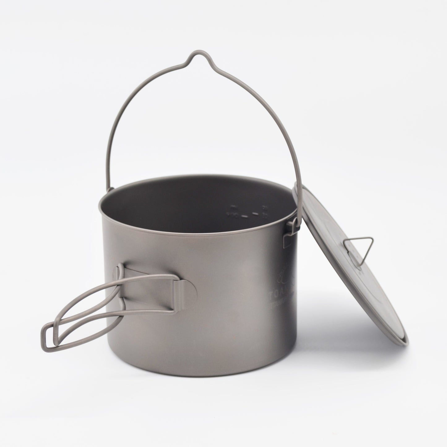 TOAKS アウトドア 軽量化 チタンポット(ポットにハンドル付き) 1600ml POT-1600-BH