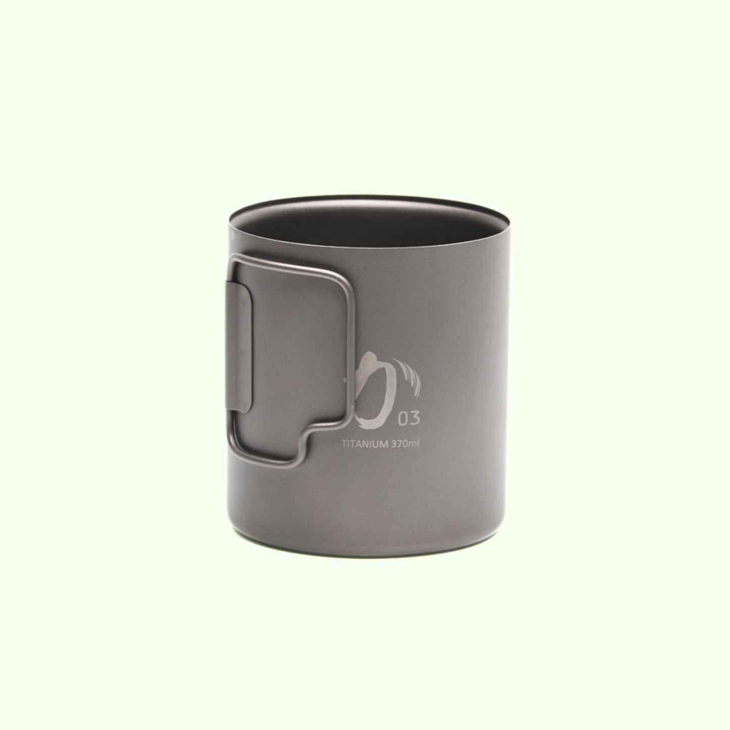 KA03 アウトドア 超軽量化 チタンダブルマグカップ 370ml KCUP-370-D