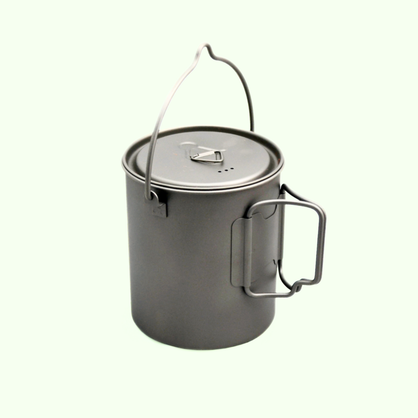 TOAKS アウトドア 軽量化 チタンポット(ポットにハンドル付き)750ml POT-750-BH
