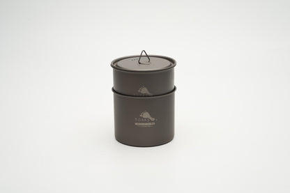 TOAKS　ウルトラライトチタンポットセット　550ml（蓋付き、ハンドルなし）  CB-550-L-NH