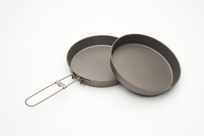 TOAKS チタン製D-165mmディープパンセット 2点セット　CS-09