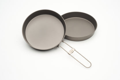 TOAKS チタン製D-165mmディープパンセット 2点セット　CS-09