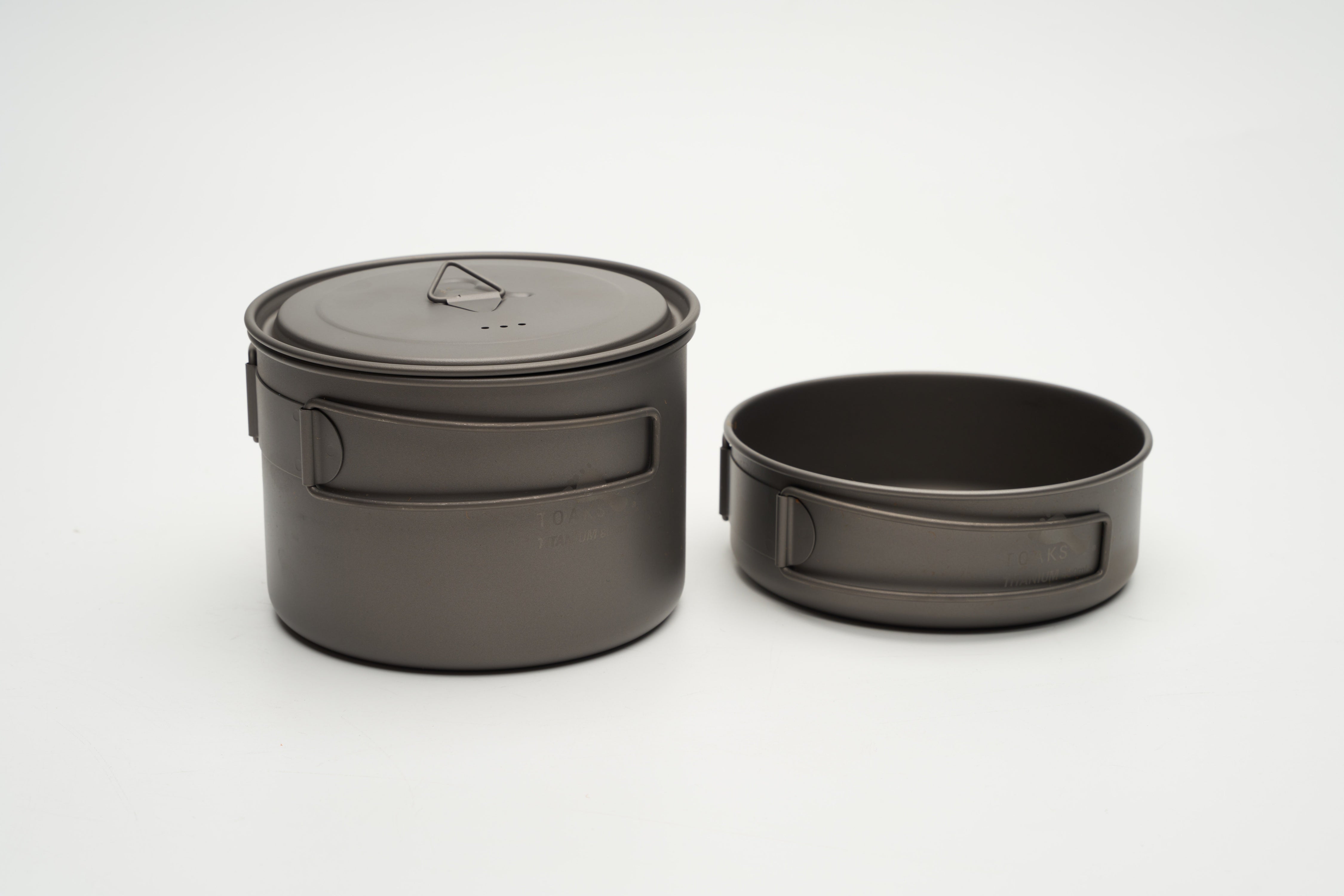 TOAKS チタン製クッカーセット（フライパン400ml・ポット800ml・蓋