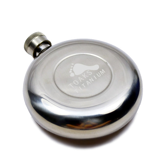 TOAKS　アウトドア　軽量化　チタン製ワインフラスコ（150ml）　FLASK-150